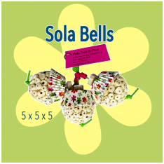 Sola Bells! Parrot Toy-For Small to Medium Birds